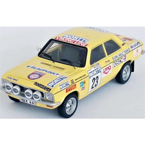 Opel Ascona A 1000 Lakes Rally 1974 #23 Bror Danielsson/Bo Sundberg