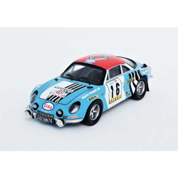 Alpine Renault A110-6th TAP Rallye 74 Bob Neyret/Evelyne Vanoni