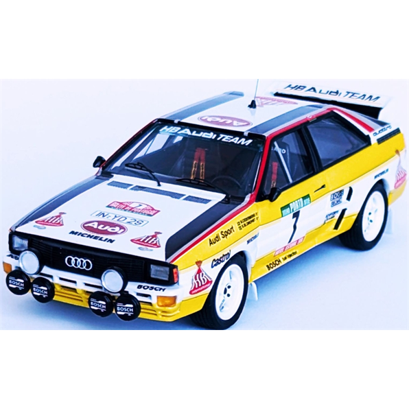 Audi Quattro Rally of Portugal 1984 #7 Stig Blomqvist/Bjorn Cederberg