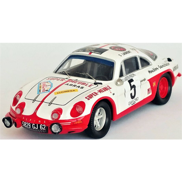 Alpine Renault A110 2nd Ypres Rally 1973 Serge Laurent/Philippe Hammelrath