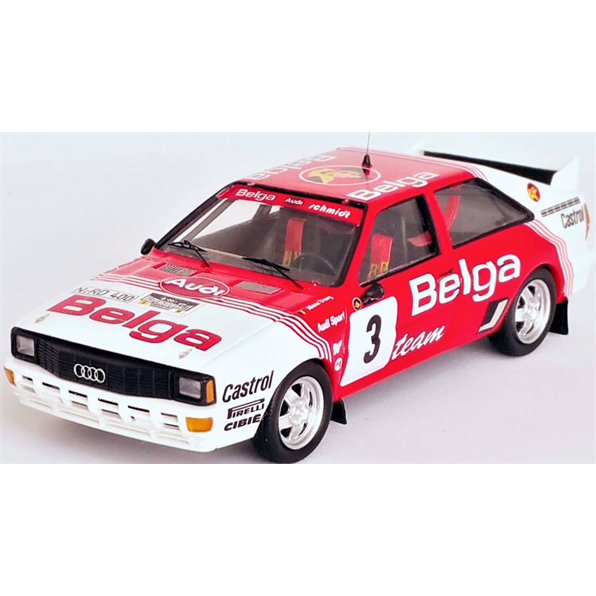 Audi Quattro 1st Haspengouw Rally 1983 Marc Duez/'Tilber'