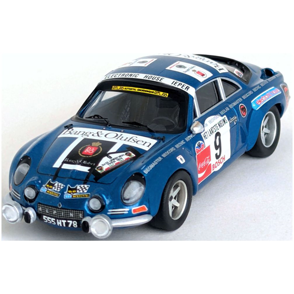 Alipne Renault A110 5th Ypres Rally 1974 Maurice Nusbaumer/Luc Pyncket