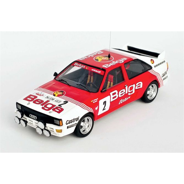 Audi Quattro 1st Bouces de Spa 1985 Bjorn Waldegaard/Hans Thorszelius