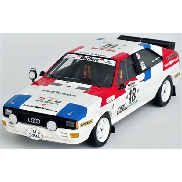 Audi Quattro Bandama Rally 1981 Adolphe Choteau/Pierre-Yves Burel
