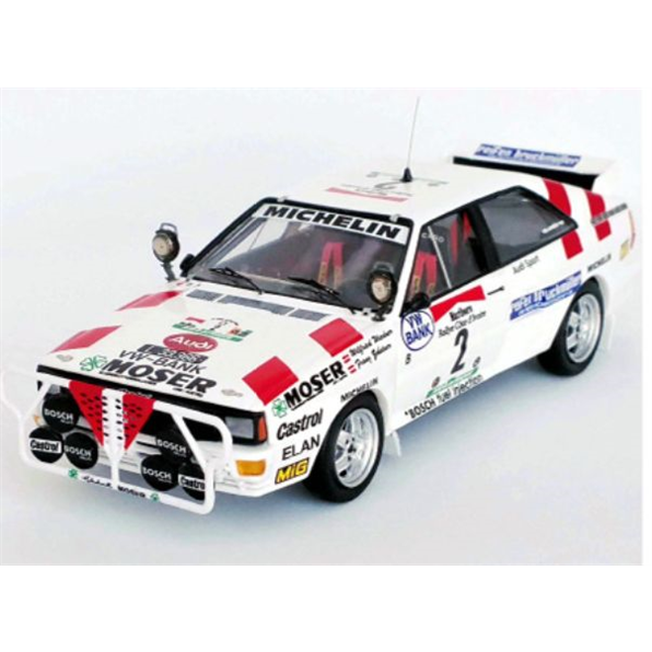 Audi Quattro 6th Bandama Rally 1986 Wilfried Wiedner/Franz Zehetner