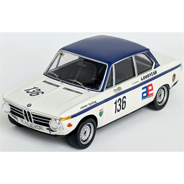 BMW 1602 2nd in Class 300Km of Nurburgring 1971 Helmut Elmar Clever