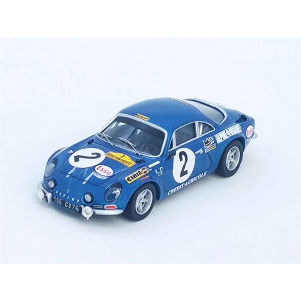 Alpine Renault A110 1st Marathon de la Route 1971 JL Therier / J. Henry