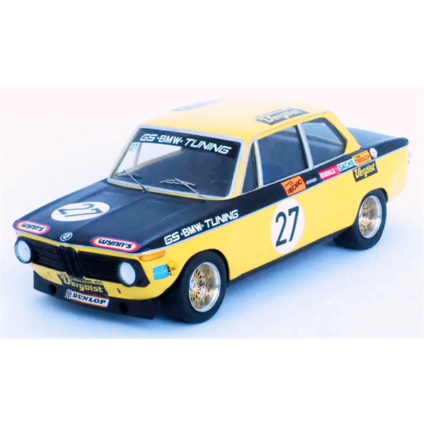 BMW 2002 4th (1st in Class) 6h Nurburgring 1972 Dieter Basche/Jurgen Barth