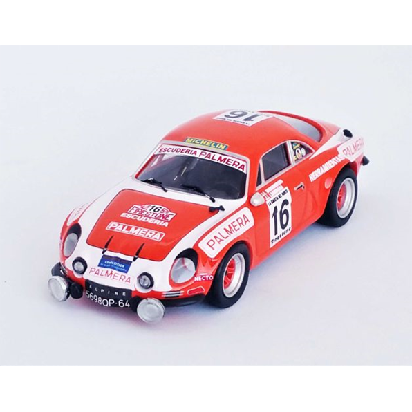 Alpine Renault A110 Rally Firestone 1976 Ignacio Sunsundegui/Jose Larrinaga