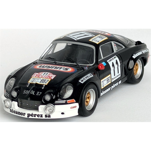 Alpine Renault A110 3rd Rally Firestone 1977 Juan Carlos Pradera/Pascual Mata