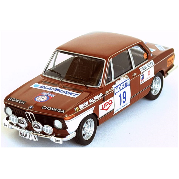 BMW 1602 1000 Lakes Rally 1974 Onni Vilkas Paavo Riikonen