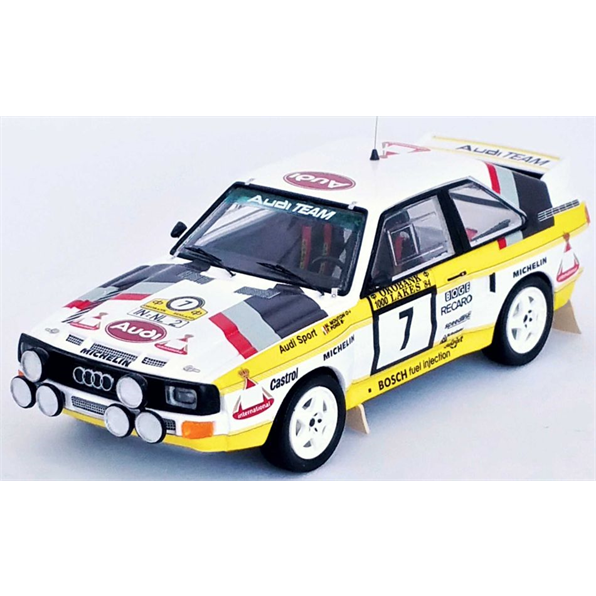 Audi Sport Quattro Rally of 1000 Lakes 1984 #7 Michele Mouton/Fabrizia Pons