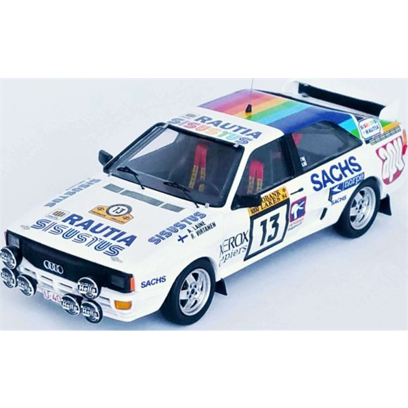 Audi Quattro 1000 Lakes Rally 1984 Antero Laine/Risto Virtanen