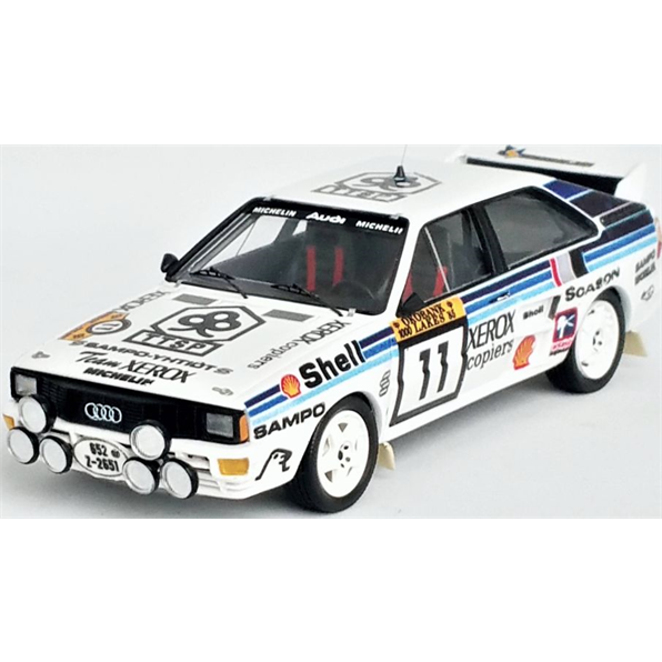 Audi Quattro 1000 Lakes Rally 1985 Lasse Lampi/Pentti Kuukkala