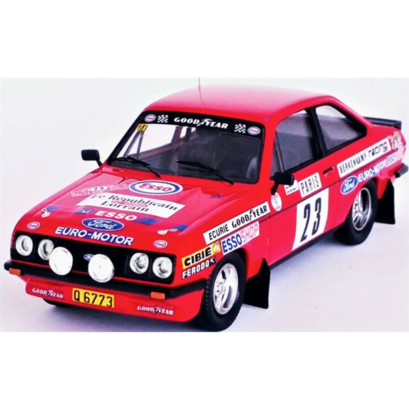 Ford Escort Mk2 RS2000 Monte Carlo Rally 1979 Alain Beauchef/Jean-Rene Dubois