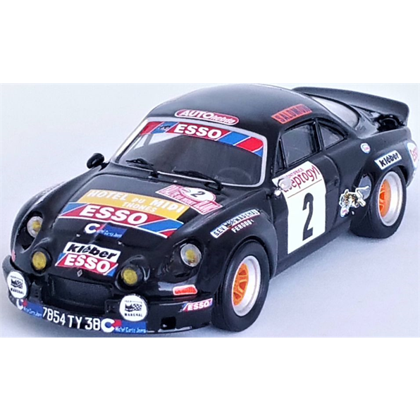 Alpine Renault A110 1st Mont Blanc Rally 1976 Bruno Saby/Hans Hartinger