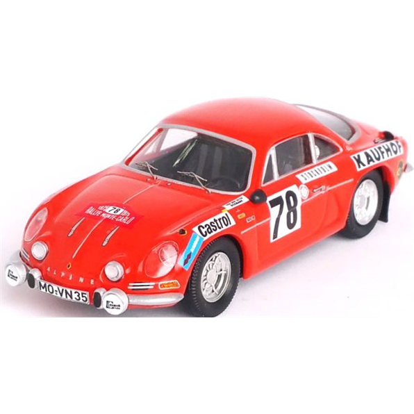 Alpine Renault A110 Monte-Carlo Rally 1975 Friedrich von der Leyen/Peter Diekmann