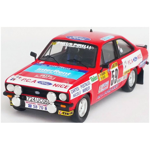 Ford Escort Mk2 RS2000 19th (2nd Gr.2)R. Monte Carlo 82 Cesar Baroni/Roger Baud
