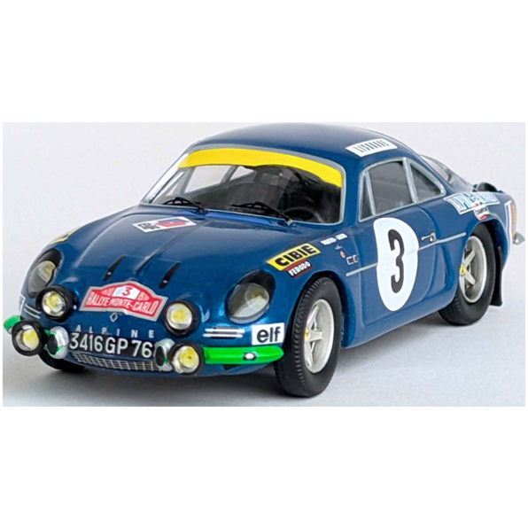 Alpine Renault A110 Monte Carlo Rally 1970 #3 Jean Vinatier/Jean-Francois Jacob