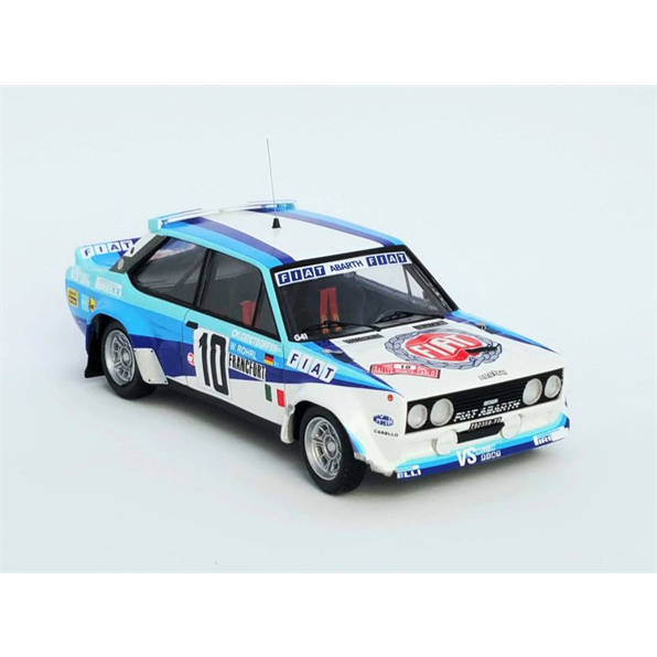 Fiat 131 Abarth 'Damaged' 1st Monte Carlo Rally 1980 Walter Rohrl/Christian Geistdor