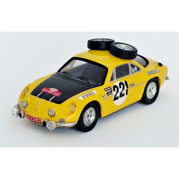 Alpine Renault A110 Monte Carlo Rally 1969 #221 Ilia Chubrikov/Kolu Chubrikov