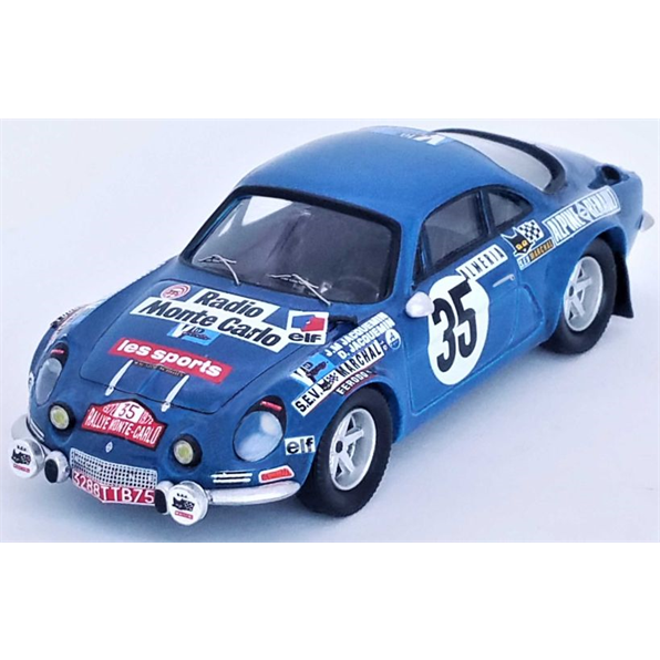 Alpine Renault A110 Monte Carlo 1972 J.M Jacquemin/Jacquemin-Lebeau