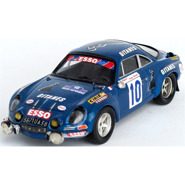 Alpine-Renault A110 Acropolis Rally 1976 Bob Neyret/Evelyne Vanoni
