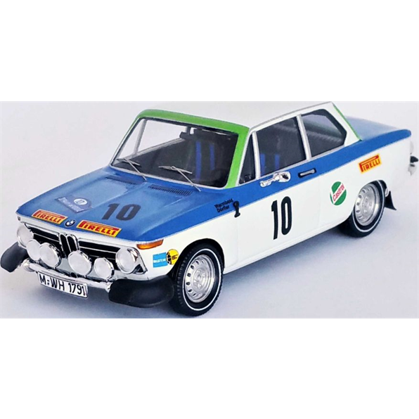 BMW 2002 ti #10 3rd Acropolis Rally 1972 Achim Warmbold/Hans-Joachim Dorfler