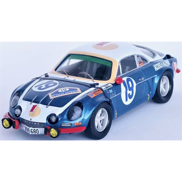 Alpine Renault A110 8th Acropolis Rally 1972 'Siroco'/Miltos Andriopoulos
