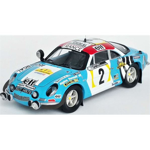 Alpine Renault A110 East African Safari 1974 #2 Darniche/Mahe