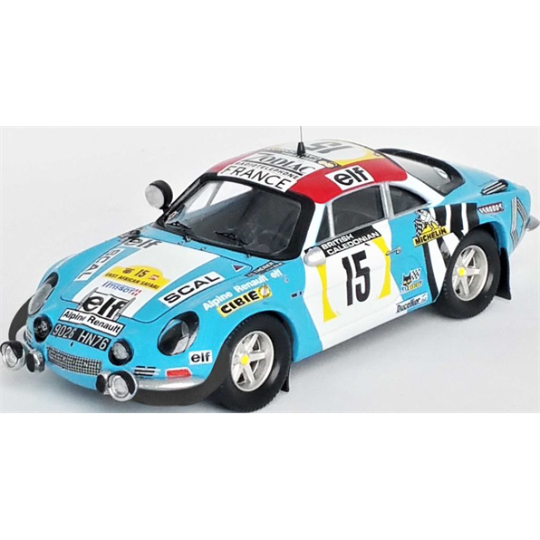 Alpine Renault A110 East African Safari 1974 #15 Therier/Laverne