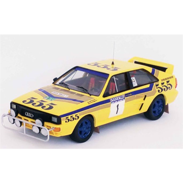 Audi Quattro 1st Hong Kong Beijing 1986 Stig Blomqvist/Bruno Berglund