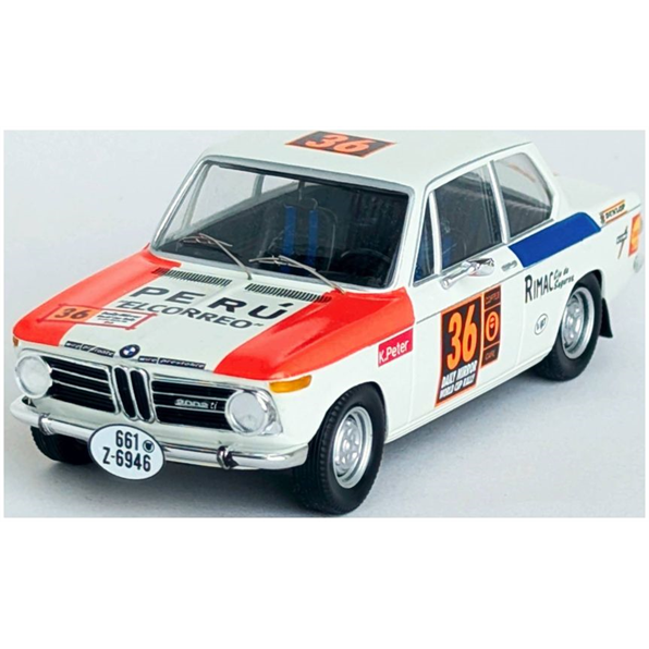 BMW 2002 Ti London-Mexico 1970 Peter Kube Lothar Ranft