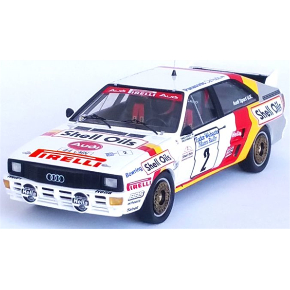 Audi Quattro 4th Manx Rally 1985 Harald Demuth/Emilio Radaelli