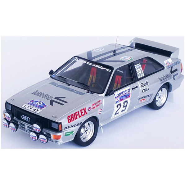 Audi Quattro 16th RAC Rally 1984 Chris Lord/Ron Varley