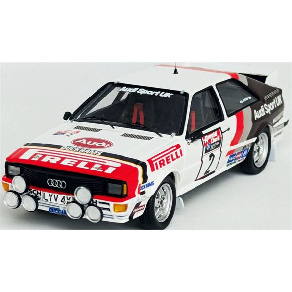 Audi Quattro 1st Scottish Rally 1982 Hannu Mikkola/Arne Hertz