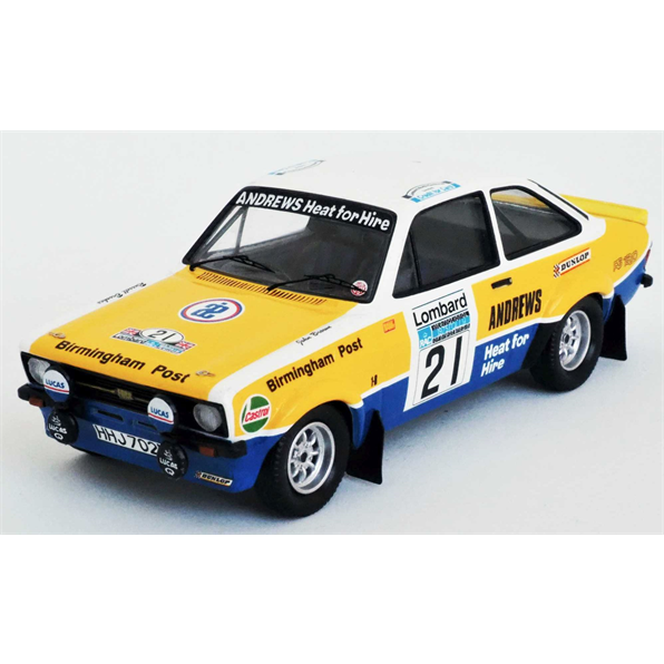 Ford Escort Mk2 RAC Rally 1975 Russell Brookes/John Brown