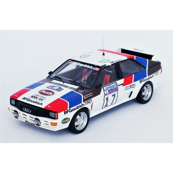 Audi Quattro RAC Rally 1984 John Buffum /Neil Wilson