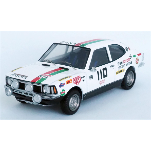 Toyota Corolla Levin 1st 'Press-on- Regardless' Rally 1973 W.Boyce/D. Woods