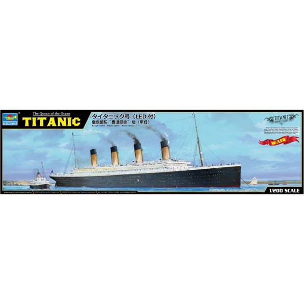 Titanic with USB LED light set