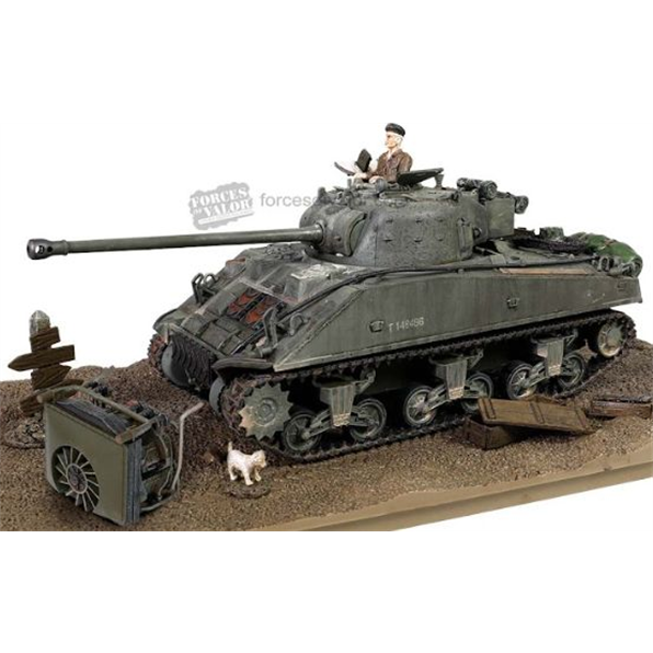 British Sherman Firefly Vc. Medium Tank 8th Armoured Brigade 24th Lancer 13/18th