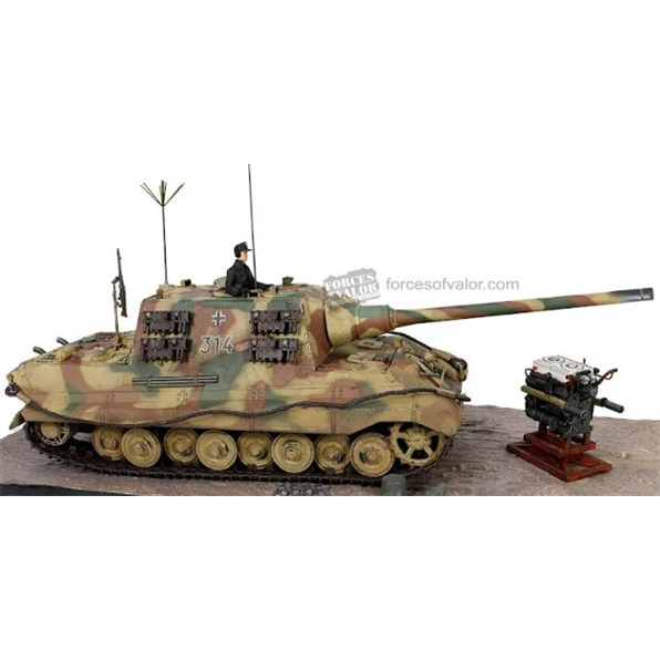 German Sd.Kfz. 186 Panzerjager Tiger Ausf. B Heavy 'JagdTiger' Porsche Suspension