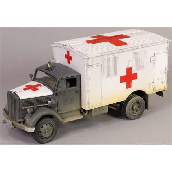 Opel Blitz Kfz 305 Ambulance White Rear Cabin