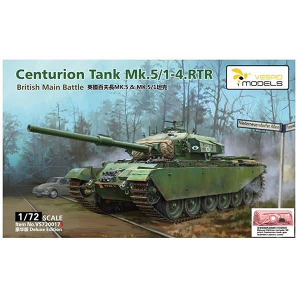 Centurian Tank MK.5/1-4.RTR British Main Battle Tank Deluxe Edition