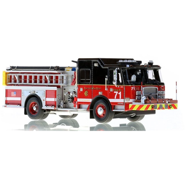 Chicago Fire Department E-ONE Engine 71 - John Ayrey Die Casts