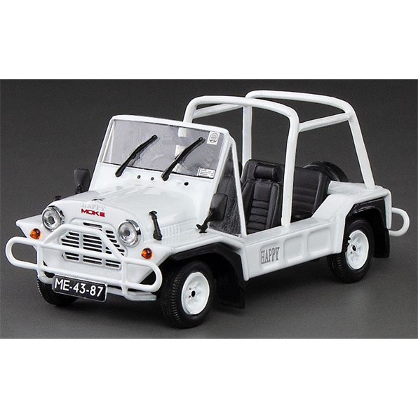 Moke Car Rental Macau White (w/2 Figures Macau Street Sign)