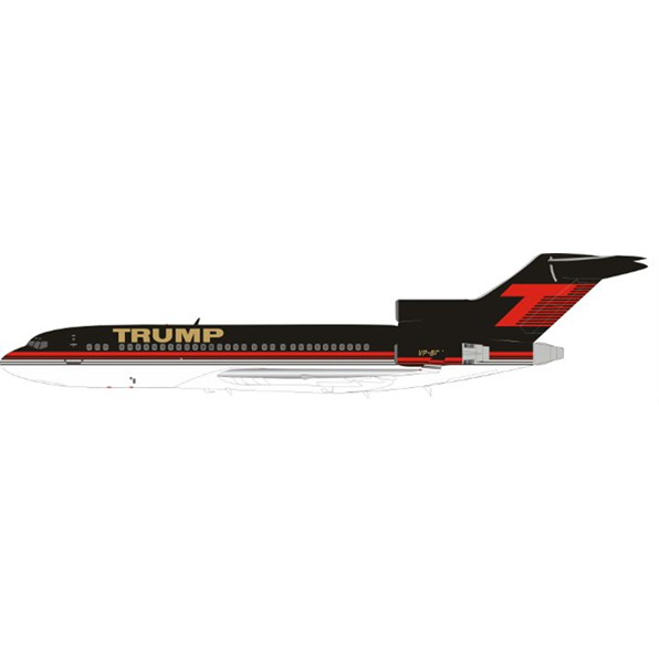 Boeing 727-100 'Trump' VP-BDJ with Stand