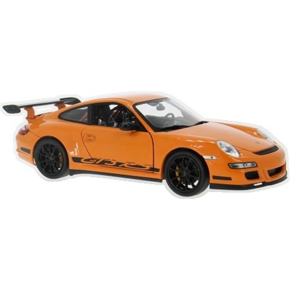 Porsche 911 (997) GT3 RS  Coupe Orange (Black Wheels)  (1:18)