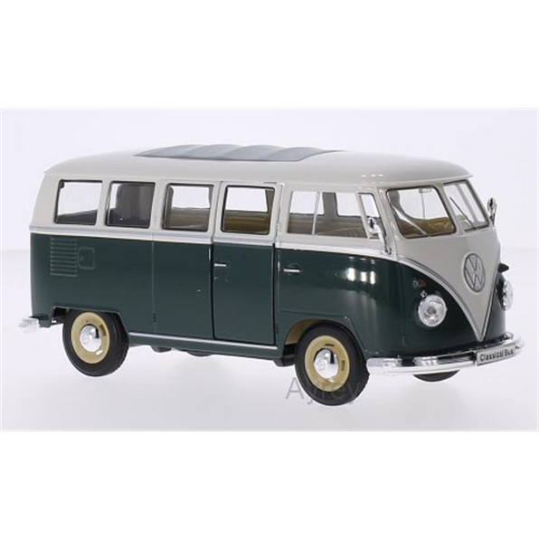 VW T1 Bus 1962 - Dark Green/White (1:24)