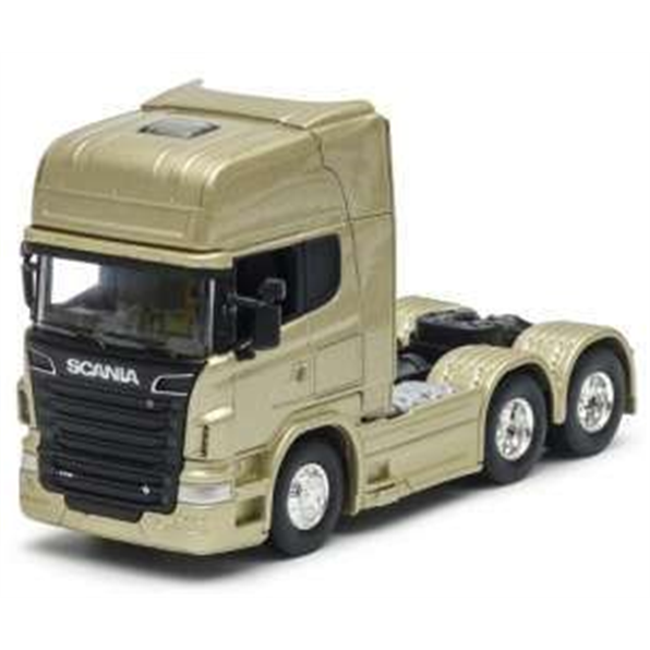 WELLY 1/64 - Scania V8 R730 4x2 ve Kapaklı Dorse Tır Çekici - Fiyatı, Yorumları